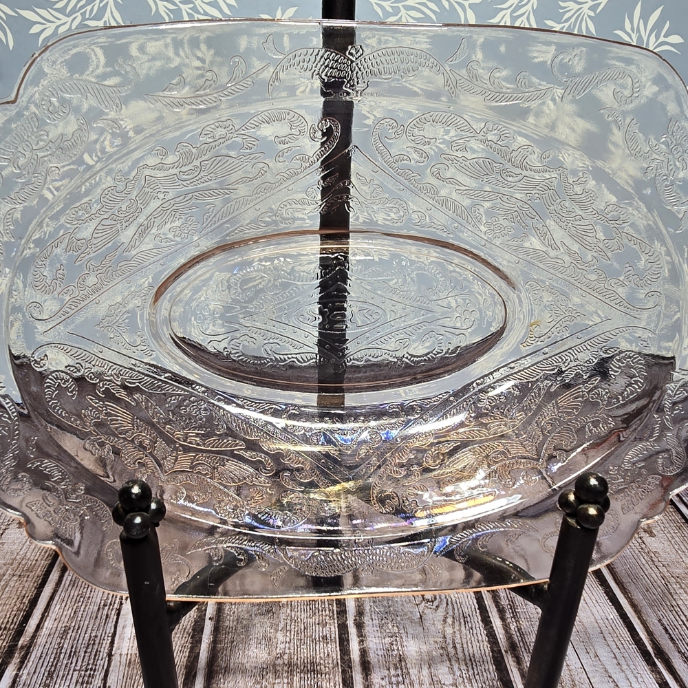 Vintage Madrid Clear Depression Federal Glass 10 In Oval Vegetable Bowl 10”